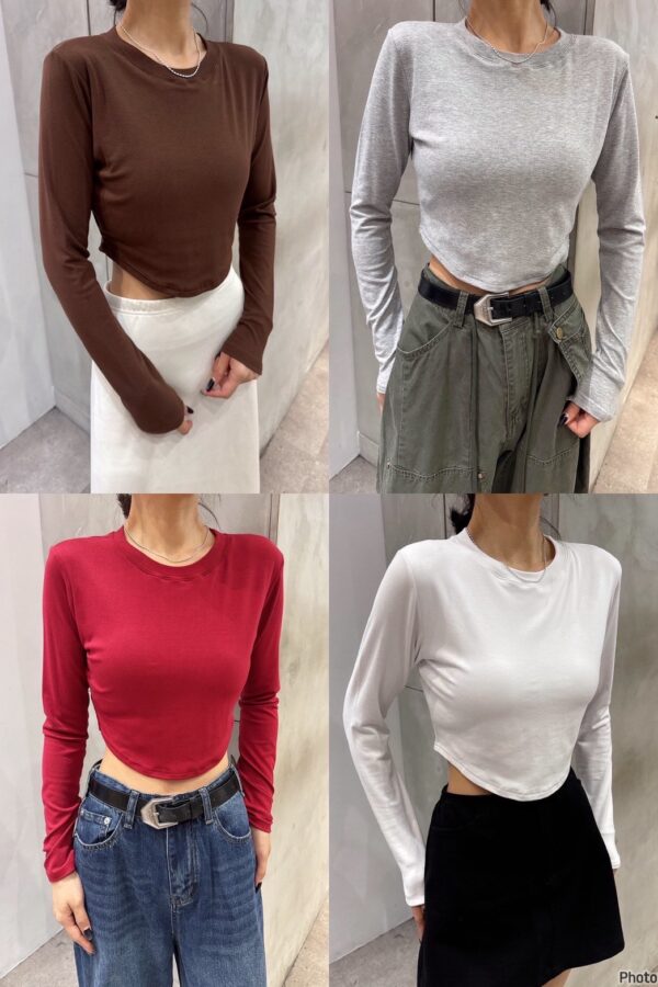 超顯腰細彈力下圓弧罩杯素踢/5色