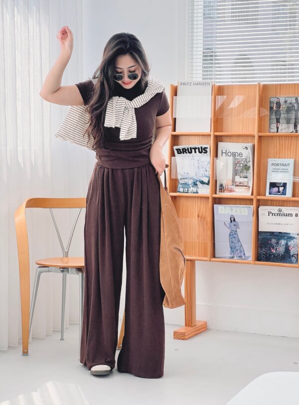 大推款!!!!柔軟針織微高領套裝/2色