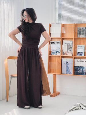 大推款!!!!柔軟針織微高領套裝/2色