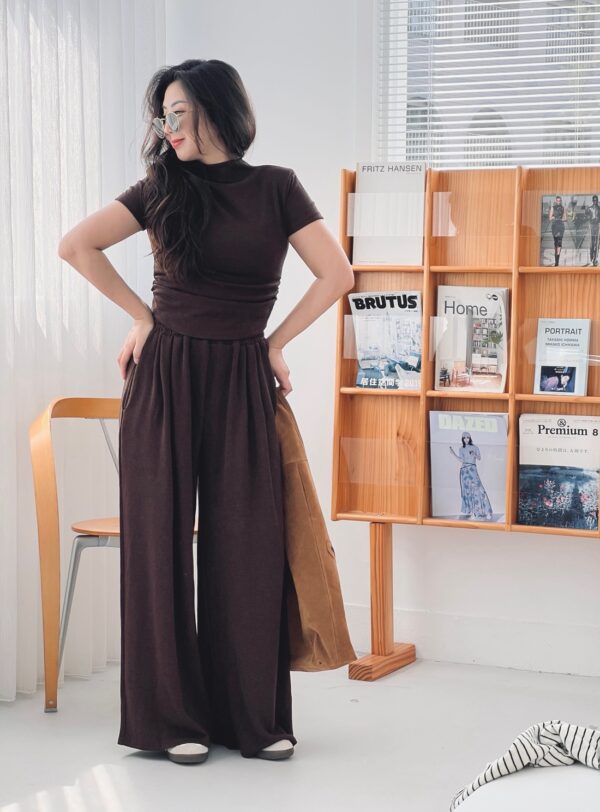 大推款!!!!柔軟針織微高領套裝/2色