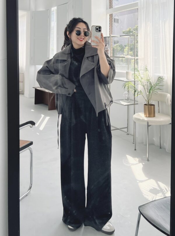 大推款!!!!柔軟針織微高領套裝/2色