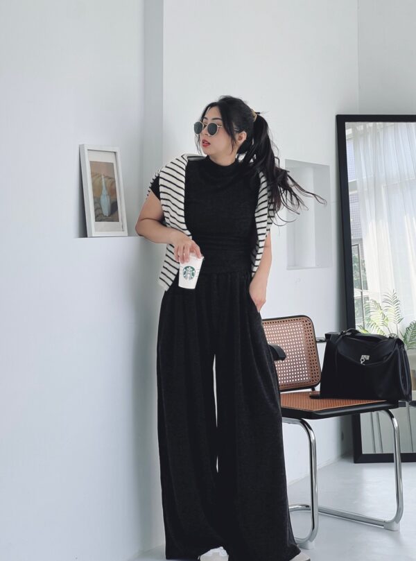 大推款!!!!柔軟針織微高領套裝/2色