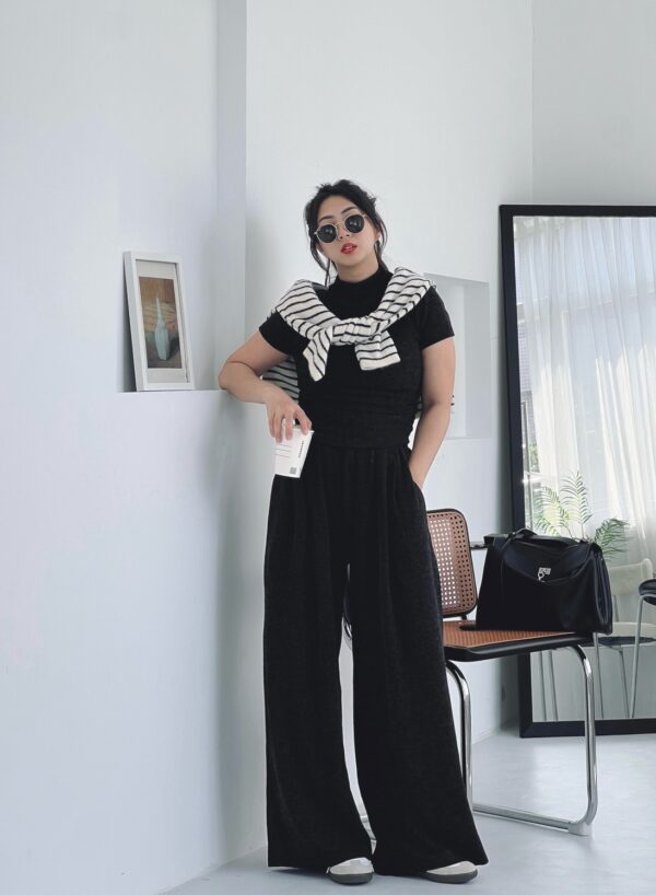 大推款!!!!柔軟針織微高領套裝/2色