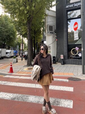 鬆餅格厚磅密針織上衣/5色