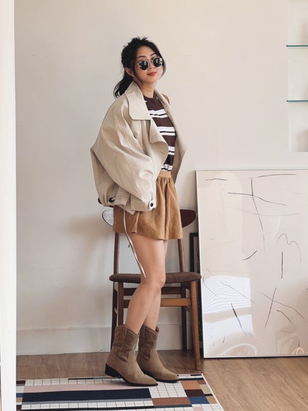 時髦挺版風衣外套/2色