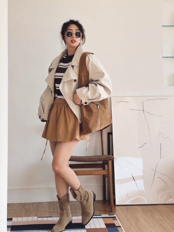 時髦挺版風衣外套/2色