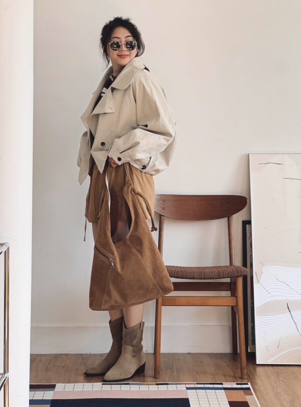 時髦挺版風衣外套/2色