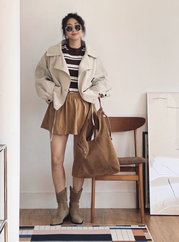 時髦挺版風衣外套/2色