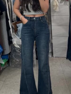 S__107339801 一天熱賣50件***彈力合身顯瘦喇叭褲