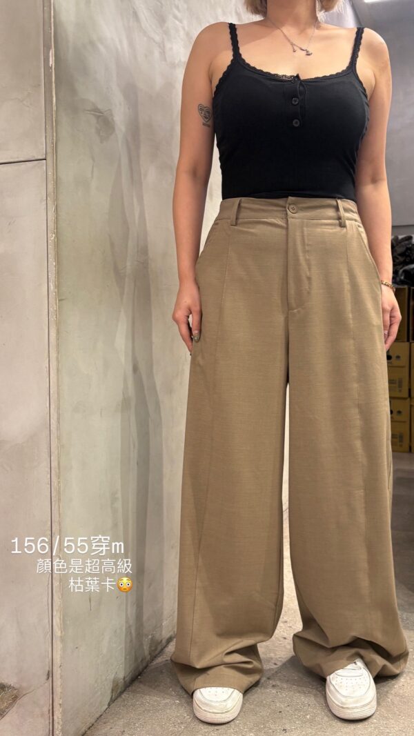 [廠商韓國1:1打版]時髦西裝寬褲/3色