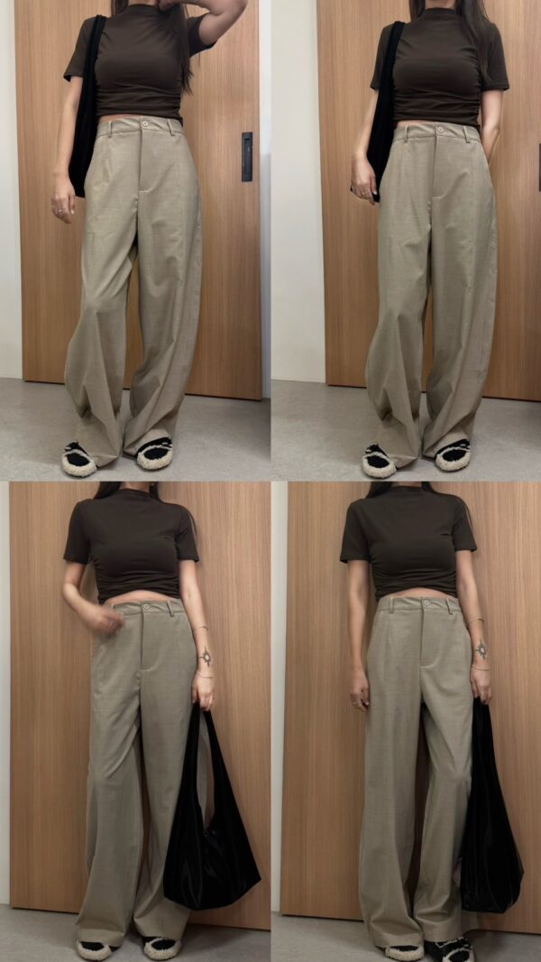 [廠商韓國1:1打版]時髦西裝寬褲/3色