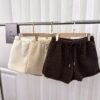 [熱賣加開預購]柔軟羊羔毛短褲/3色