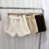 [熱賣加開預購]柔軟羊羔毛短褲/3色