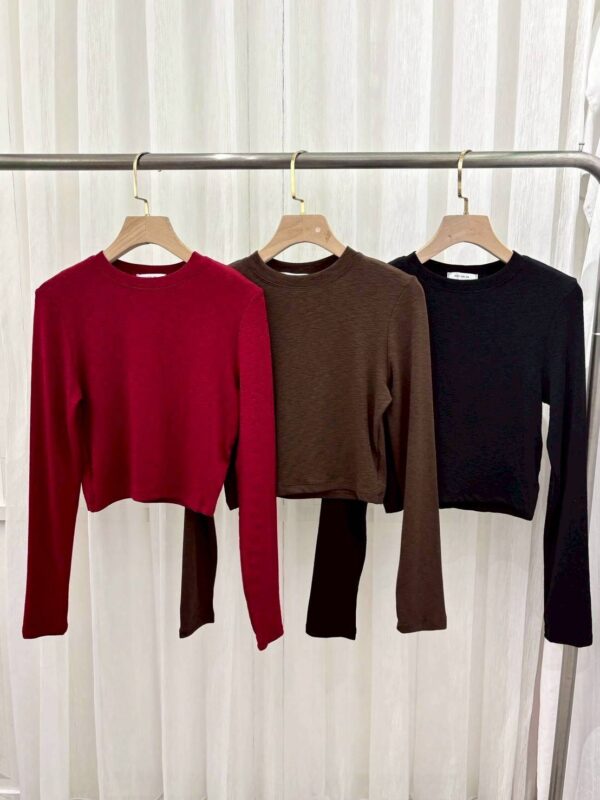 [新材質]竹節羊絨打底衣/6色