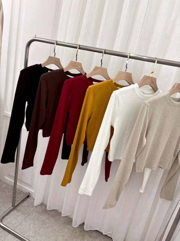 [新材質]竹節羊絨打底衣/6色