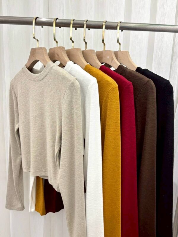 [新材質]竹節羊絨打底衣/6色