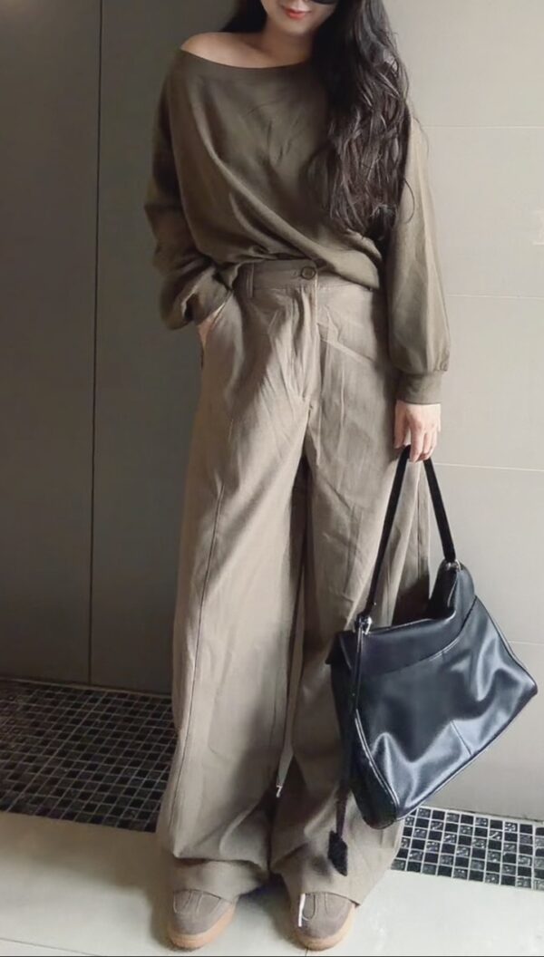 [廠商韓國1:1打版]時髦西裝寬褲/3色