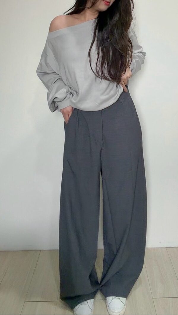 [廠商韓國1:1打版]時髦西裝寬褲/3色