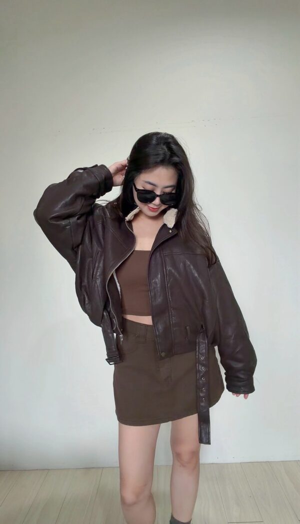 [不買會後悔]保暖毛毛柔軟皮革外/2色